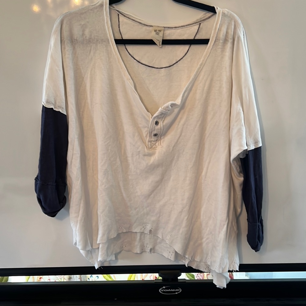 Free People oversized long sleeve